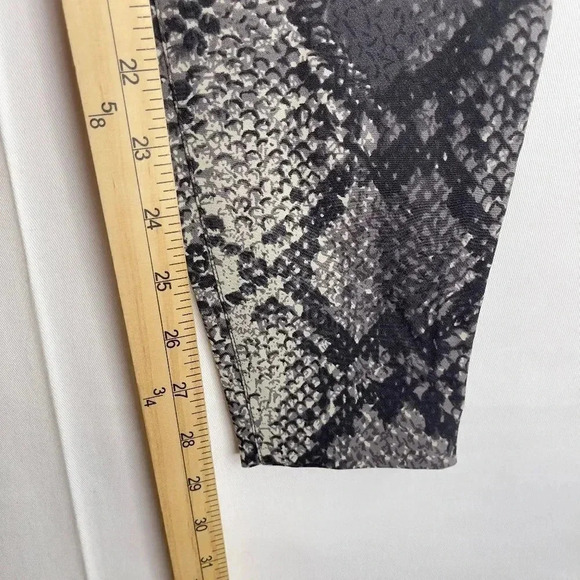 Rebecca Taylor Snakeskin Skinny Pants Leggings - Picture 2 of 10